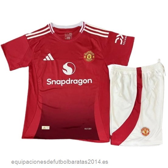 Nuevo 1ª Conjunto De Hombre Manchester United 24/25 Rojo Baratas